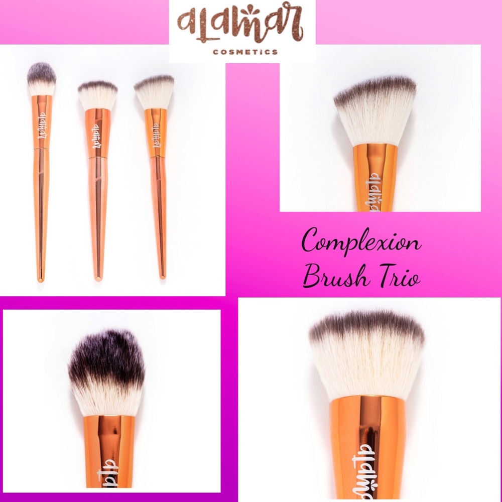๐ Alamar Complexion Brush Trio - Picture 1 of 5